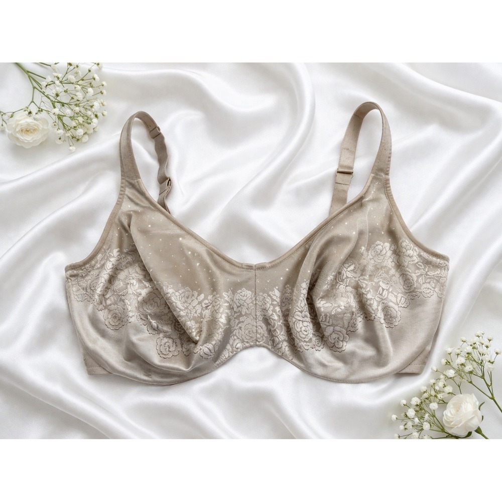 Soma Stunning Support‎ Unlined Minimizer Full Coverage Bra 40G Underwire Beige